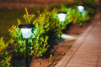 Courtyard Light Installation in Orem, UT