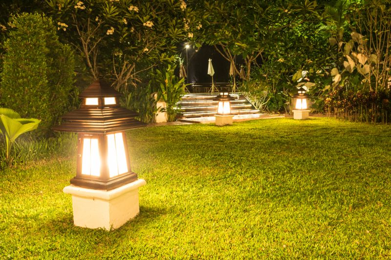 Garden Lighting Installation in Orem, UT