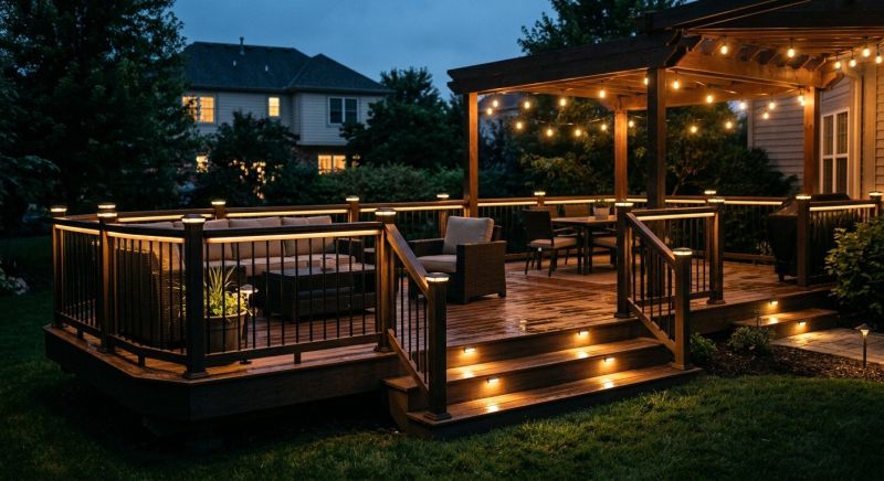 Backyard Lighting Service in Overland Park, KS
