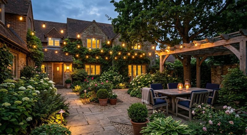 Courtyard Light Installation in Pasadena, CA