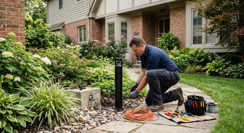 Fence Lighting Installation in Prescott Valley, AZ