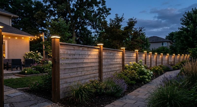 Fence Lighting Installation in Denver County, CO