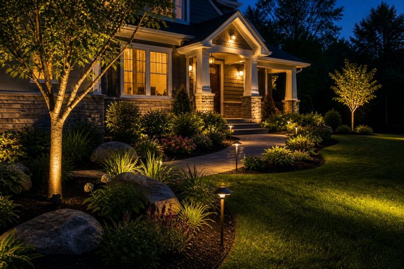 Fence Lighting Installation in Kansas City, KS