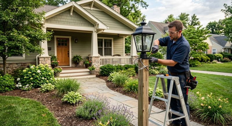 Garden Lighting Installation in Utah County, UT