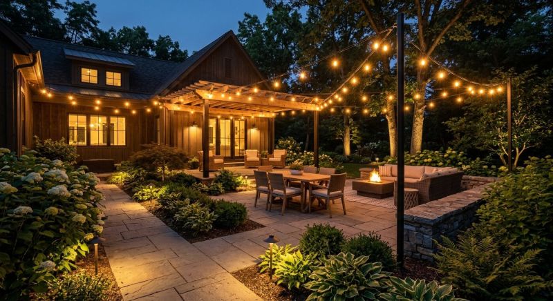 Patio Lights Installation in Kansas City, MO