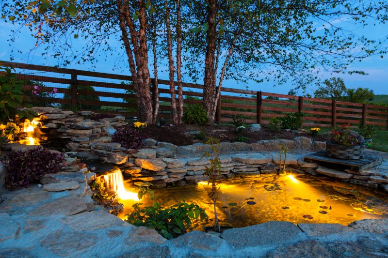 Pond Lighting Installation in Alpharetta, GA